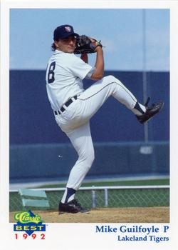 1992 Classic Best Lakeland Tigers #13 Mike Guilfoyle Front