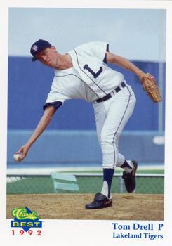 1992 Classic Best Lakeland Tigers #21 Tom Drell Front