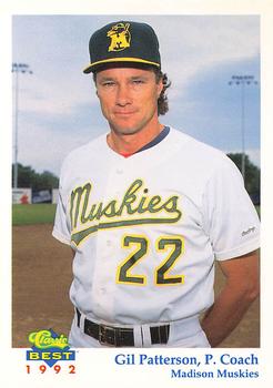 1992 Classic Best Madison Muskies #27 Gil Patterson Front