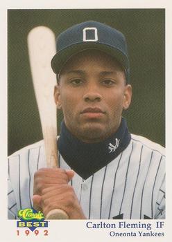 1992 Classic Best Oneonta Yankees #5 Carlton Fleming Front