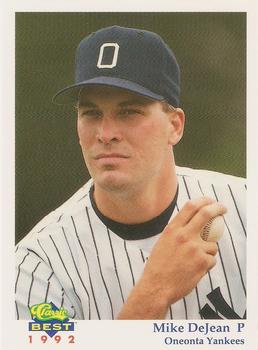 1992 Classic Best Oneonta Yankees #18 Mike DeJean Front