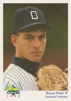 1992 Classic Best Oneonta Yankees #23 Bruce Pool Front