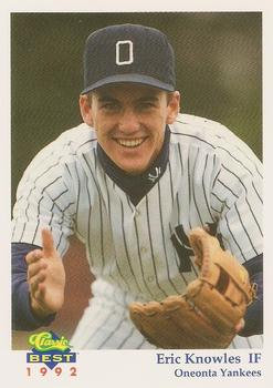 1992 Classic Best Oneonta Yankees #24 Eric Knowles Front