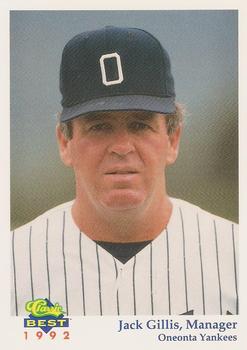 1992 Classic Best Oneonta Yankees #27 Jack Gillis Front