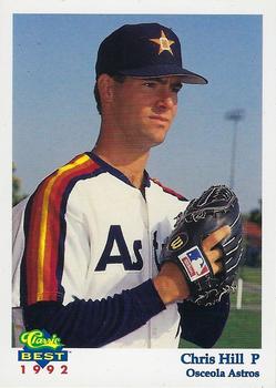 1992 Classic Best Osceola Astros #3 Chris Hill Front