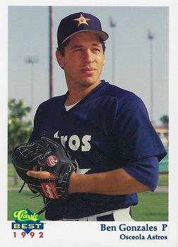 1992 Classic Best Osceola Astros #16 Ben Gonzales Front