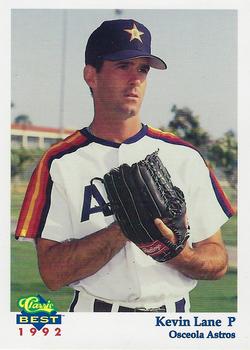 1992 Classic Best Osceola Astros #25 Kevin Lane Front