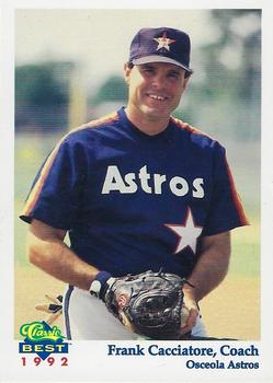1992 Classic Best Osceola Astros #29 Frank Cacciatore Front
