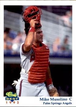 1992 Classic Best Palm Springs Angels #22 Mike Musolino Front