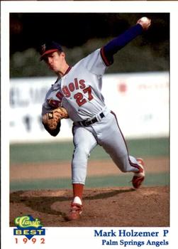 1992 Classic Best Palm Springs Angels #27 Mark Holzemer Front