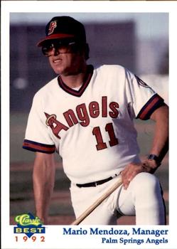 1992 Classic Best Palm Springs Angels #28 Mario Mendoza Front