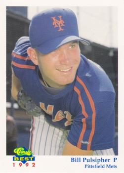 1992 Classic Best Pittsfield Mets #1 Bill Pulsipher Front