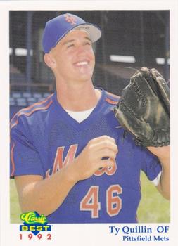 1992 Classic Best Pittsfield Mets #4 Ty Quillin Front