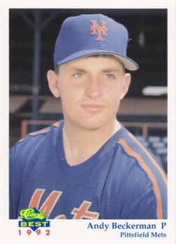 1992 Classic Best Pittsfield Mets #5 Andy Beckerman Front