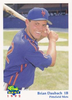 1992 Classic Best Pittsfield Mets #15 Brian Daubach Front