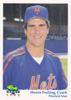 1992 Classic Best Pittsfield Mets #20 Howie Freiling Front