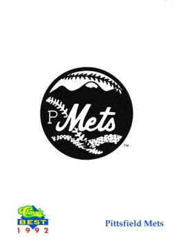 1992 Classic Best Pittsfield Mets #22 Logo Card Front