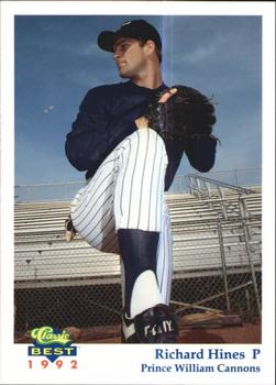 1992 Classic Best Prince William Cannons #6 Richard Hines Front