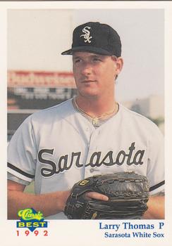 1992 Classic Best Sarasota White Sox #22 Larry Thomas Front
