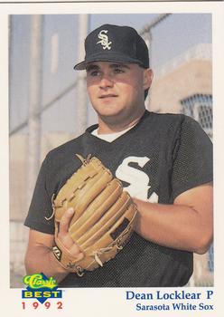 1992 Classic Best Sarasota White Sox #7 Dean Locklear Front