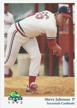 1992 Classic Best Savannah Cardinals #9 Steve Johnson Front