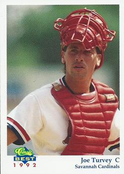 1992 Classic Best Savannah Cardinals #15 Joe Turvey Front