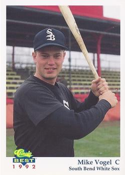 1992 Classic Best South Bend White Sox #10 Mike Vogel Front
