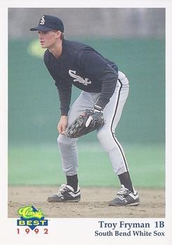 1992 Classic Best South Bend White Sox #21 Troy Fryman Front