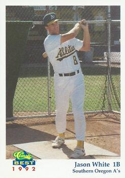 1992 Classic Best Southern Oregon A's #11 Jason White Front