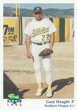 1992 Classic Best Southern Oregon A's #17 Gary Haught Front