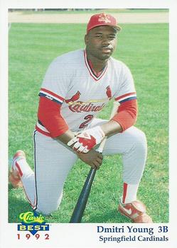 1992 Classic Best Springfield Cardinals #1 Dmitri Young Front