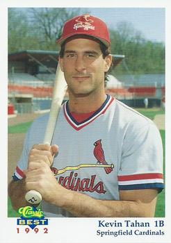 1992 Classic Best Springfield Cardinals #20 Kevin Tahan Front