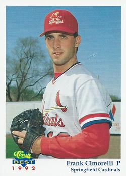 1992 Classic Best Springfield Cardinals #23 Frank Cimorelli Front