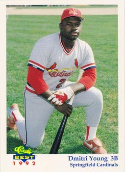 1992 Classic Best Springfield Cardinals #P1 Dmitri Young  Front
