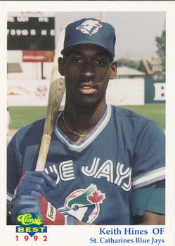 1992 Classic Best St. Catharines Blue Jays #2 Keith Hines Front