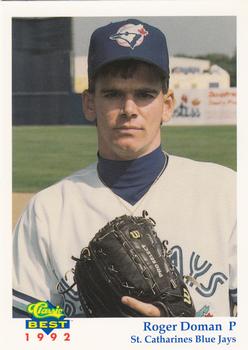 1992 Classic Best St. Catharines Blue Jays #7 Roger Doman Front