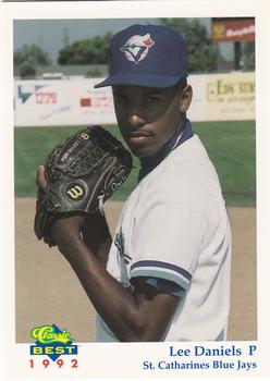1992 Classic Best St. Catharines Blue Jays #9 Lee Daniels Front