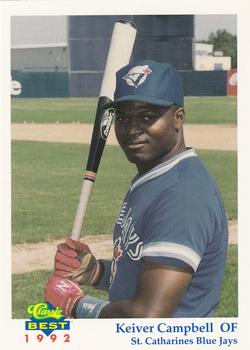 1992 Classic Best St. Catharines Blue Jays #14 Keiver Campbell Front