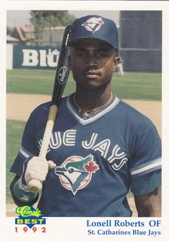 1992 Classic Best St. Catharines Blue Jays #17 Lonell Roberts Front