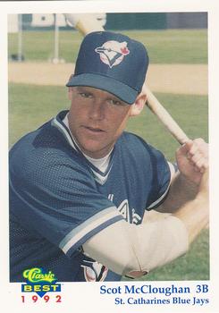 1992 Classic Best St. Catharines Blue Jays #20 Scot McCloughan Front