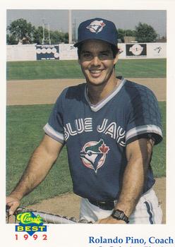 1992 Classic Best St. Catharines Blue Jays #30 Rolando Pino  Front