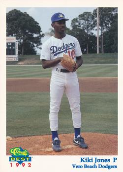 1992 Classic Best Vero Beach Dodgers #1 Kiki Jones Front