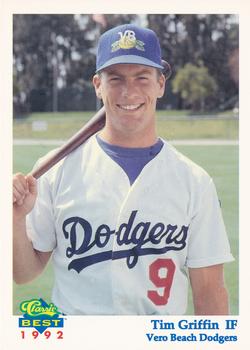 1992 Classic Best Vero Beach Dodgers #6 Tim Griffin Front