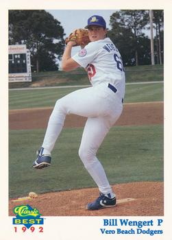 1992 Classic Best Vero Beach Dodgers #24 Bill Wengert Front