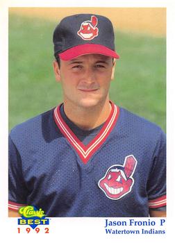 1992 Classic Best Watertown Indians #3 Jason Fronio Front