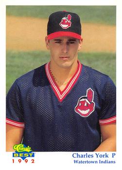 1992 Classic Best Watertown Indians #9 Charles York Front