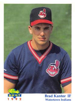 1992 Classic Best Watertown Indians #20 Brad Kantor Front