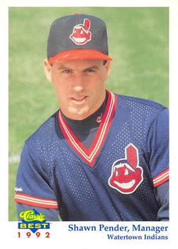 1992 Classic Best Watertown Indians #26 Shawn Pender Front