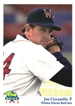 1992 Classic Best Winter Haven Red Sox #2 Joe Ciccarella Front