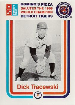 1988 Domino's Detroit Tigers #NNO Dick Tracewski Front